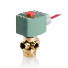 ASCO EF8320G184 3-WAY N/C EXP PRF 1/4" Solenoid Valve, 120/60, 110/50 VAC