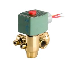 ASCO EF8321G002 3-WAY N/C EXP PRF 3/8" Solenoid Valve, 120/60, 110/50 VAC