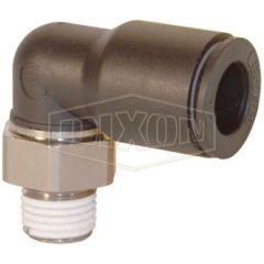 Dixon 31090811 Legris Nylon/Nickel-Plated Brass Push-In Male Elbow