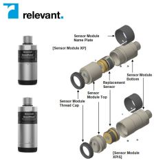 Honeywell OPT-S1S-T OmniPoint Sensor Module for Toxic and Oxygen Sensor Cartridges, 3/4" NPT