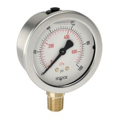 Noshok 2590160 900 Series (ABS) & Stainless Steel Liquid Filled Gauge