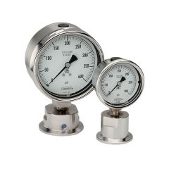 Noshok 100-12-1-25-55-1-0 10 Series Heavy-Duty Liquid Filled Sanitary Gauge