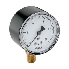 Noshok 25-200-30-oz/in2 200 Series Low Pressure Diaphragm Dry Gauge