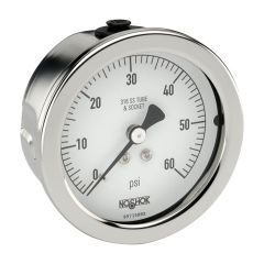 Noshok 25-410-1500-psi/kPa 400/500 Series All Stainless Steel Dry & Liquid Filled Gauge